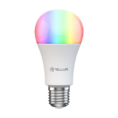 Tellur TR0061 WiFi Smart žárovka E27, 9 W RGB bílé provedení teplá bílá stmívač TLL331341