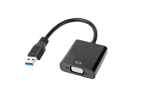 Quer USB 3.0 - VGA adaptérový adaptér černý KOM0984