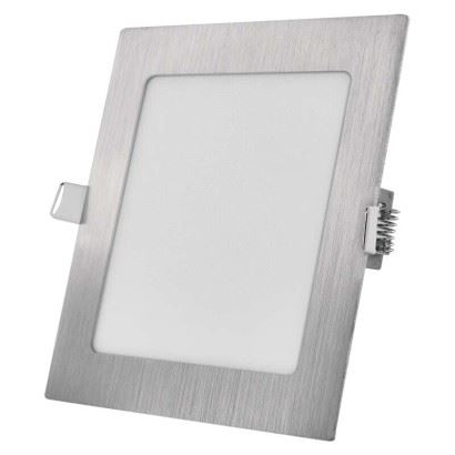 EMOS Lighting LED podhledové svítidlo NEXXO stříbrné ZD2233, 17,5 x 17,5 cm, teplá/neutrální bílá 1540231270