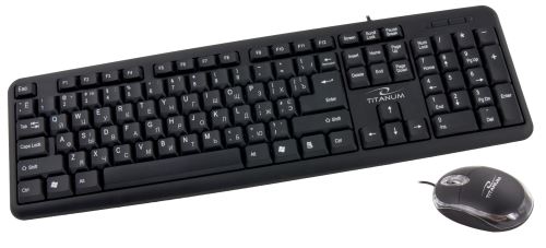 Titanum TK106UA Sada kabelové klávesnice s myší SALEM