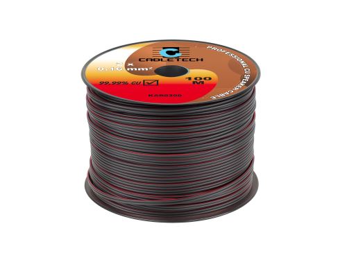 Cabletech 0,16mm černý reproduktorový kabel KAB0300