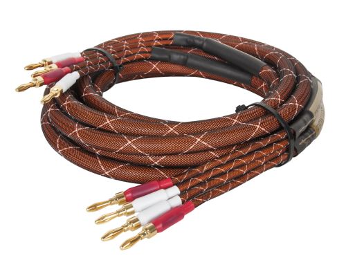 Kabel reproduktoru Kruger&Matz 3 m (banánové zástrčky) 2ks KM0335