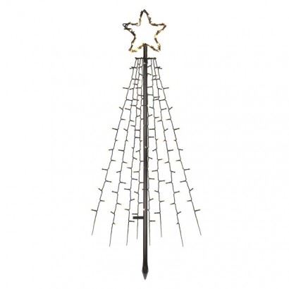 EMOS Lighting LED vánoční strom kovový DCTW02, 180 cm, teplá bílá 1550000025