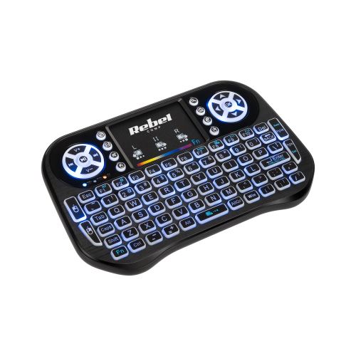 Rebel Mini Q5 Smart Bezdrátová klávesnice TV BOX černá KOM0973