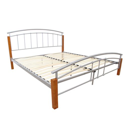 Kondela 42355 Manželská postel dřevo, kov, 180x200, MIRELA 212 x 183.5 x 108 cm
