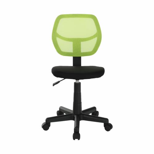 Kondela 234337 Otočná židle zelená, černá MESH