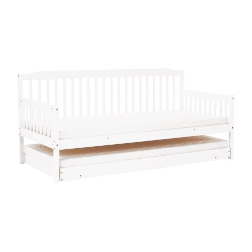 Kondela 261047 Dětská rozkládací postel s přistýlkou bílá masiv PEDREZA