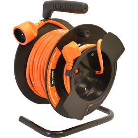 Sencor SPC 53 Prodlužovací kabel na bubnu 50m/1 3×1,5mm, černo-oranžový 35042762