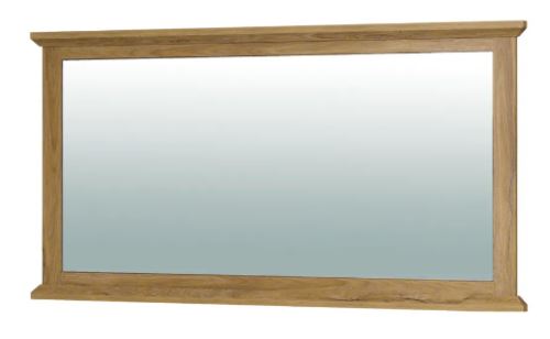 Kondela 264773 Zrcadlo MZ16 LEON hnědá dřevotříska 5 x 128 x 71 cm