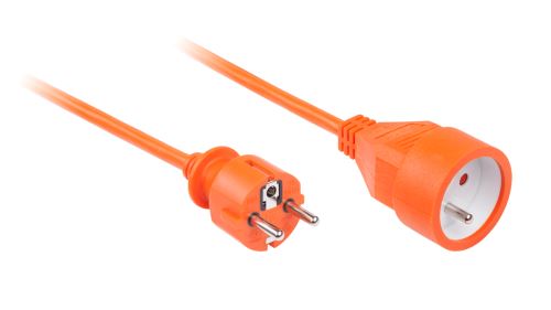 Prodlužovací kabel Rebel 1 zásuvka, 20m (3x1,5), oranžový URZ3087