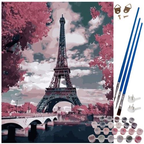 MAALEO 22784 Malování podle čísel Eiffelova věž 17067