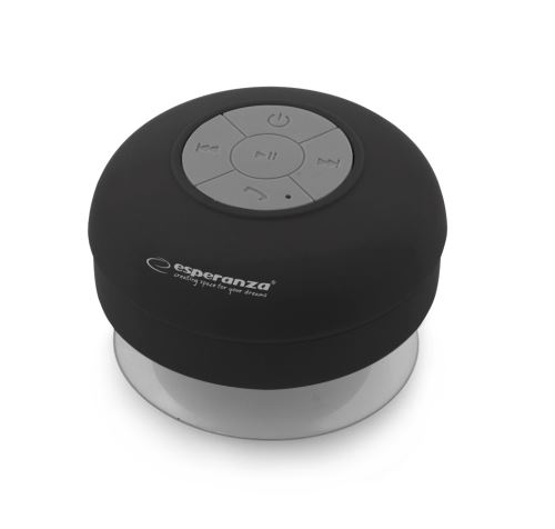 Esperanza Bluetooth reproduktor vodotěsný Sprinkle černý EP124K