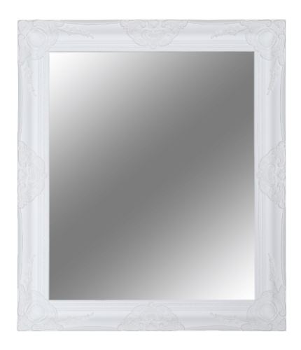 Kondela 204413 Zrcadlo bílý dřevěný rám MALKIA TYP 13