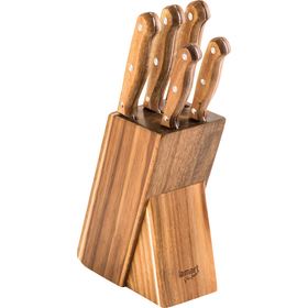 LAMART LT2080 Set 5 nožů v dřevěném bloku 42002449