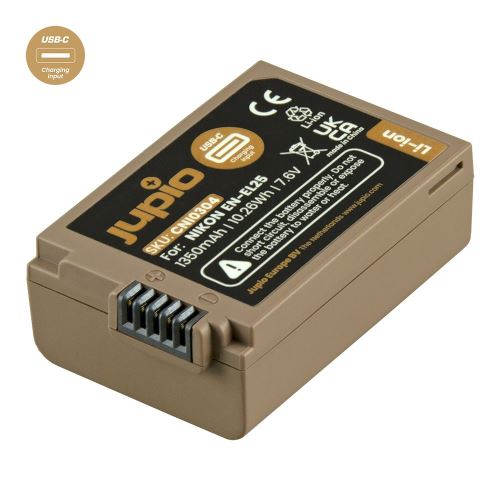 Jupio Baterie 54984197 EN-EL25 ULTRA C 1350mAh s USB-C vstupem pro nabíjení