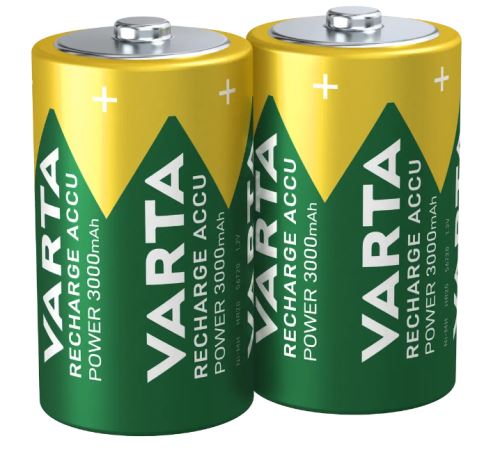 VARTA R20 NiMh 3000mAh baterie 2 ks / blistr zelená BAT0333