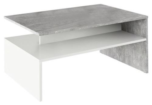 Kondela 238027 Konferenční stolek beton, bílý DAMOLI