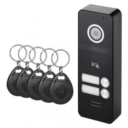 EMOS Kamerová jednotka pro monitory a videotelefony, černá EM-10AHD H3017 3010003017