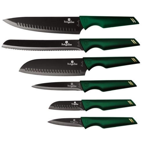 BERLINGERHAUS BH-2591 Sada nožů s nepřilnavým povrchem 6 ks Emerald Collection