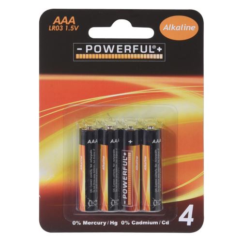 Excellent Alkalické baterie 4x AAA 1,5 V 870646