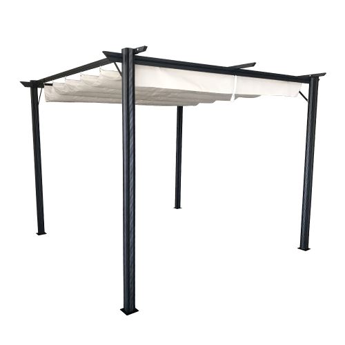 Kondela 297576 Pergola s posuvnou střechou hliník PEPY BASIC