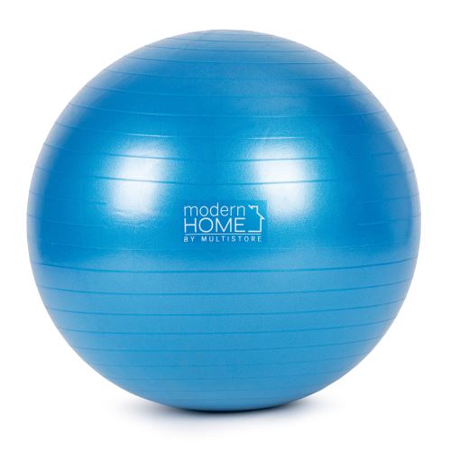 MODERNHOME MS-ABB65 Velký nafukovací fitness míč na cvičení s pumpičkou modrá barva