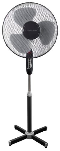 ESPERANZA Ventilátor 16'' stojící HURRIKÁN černo-šedý EHF001KE