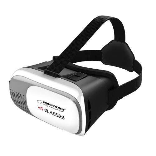 Esperanza 3D VR Brýle EMV300 černé,Posuvný přední kryt