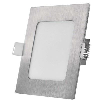 EMOS Lighting ZD2223 LED podhledové svítidlo NEXXO stříbrné, 12 x 12 cm, 7 W, teplá/neutrální bílá 1540230670