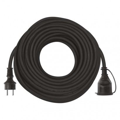 Emos Venkovní prodlužovací kabel 30 m P01730, 1 zásuvka, 230 V, černý 1901213000