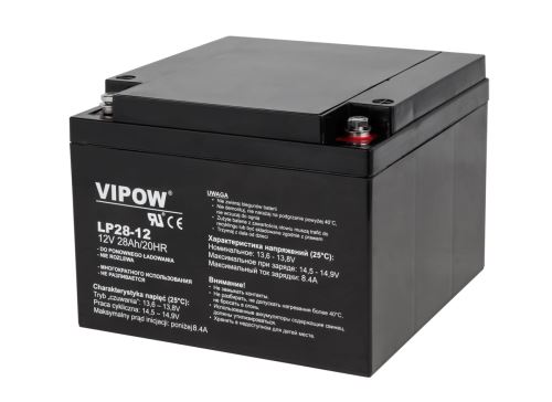 VIPOW Gelová baterie 12V 28Ah BAT0230