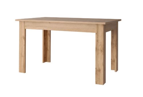 Kondela 352437 Rozkladací stôl 132-175x80 cm, MORATIZ hnědá dřevotříska 80 x 132 x 76 cm