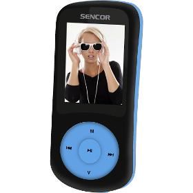 SENCOR SFP 5870 BBU 8GB MP3/MP4 přehrávač 35042857 modrý