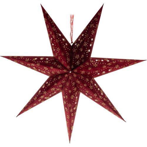 RETLUX RXL 338 Papírová hvězda s LED 10LED WW, červená 50003933