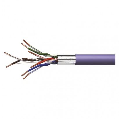 Emos Datový kabel FTP CAT 5E LSZH S9222, 305m, fialový 2309110020