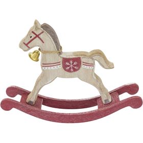 RETLUX RXL 455 Vánoční dekorace - dřevěný houpací koník 50005622
