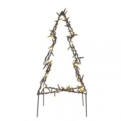 Emos LED vánoční stromek kovový DCZW05, 50 cm, venkovní i vnitřní, teplá bílá 1550000090