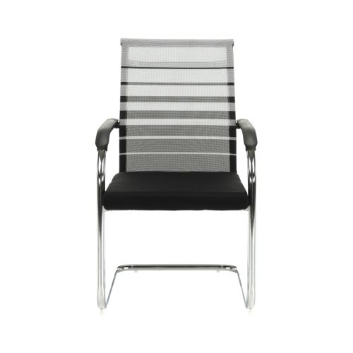 Kondela 377292 Zasedací židle šedá, černá, stříbrná ESIN
