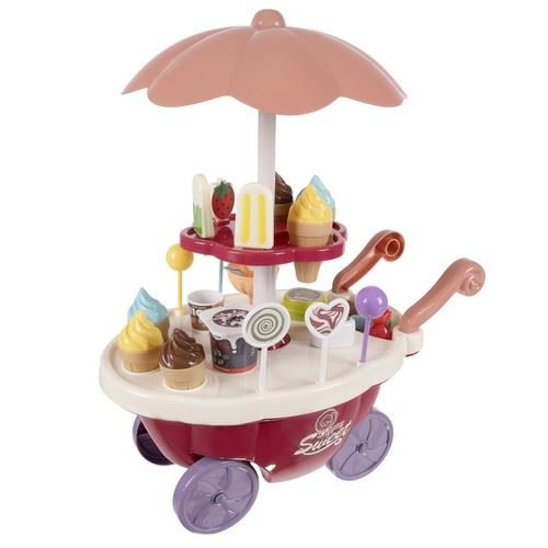Kruzzel 22733 Dětský zmrzlinový vozík 17196