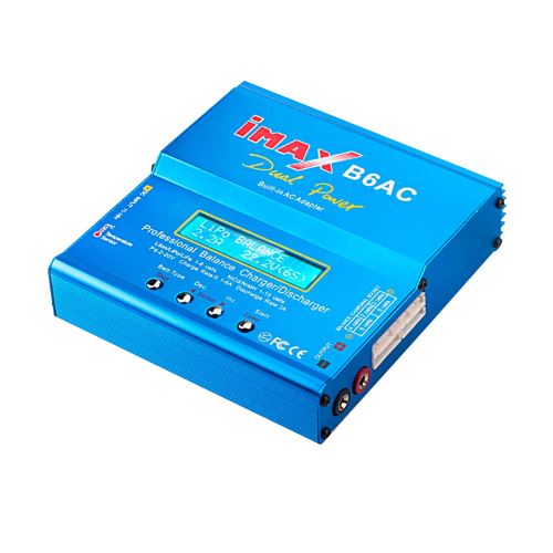 iMAX Balanční nabíječka baterií B6 80W E6168 modrá BAT1154